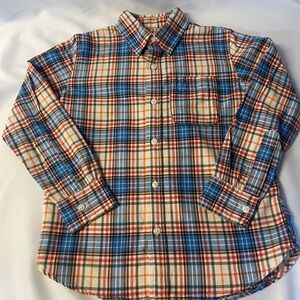 Gap Boy’s Plaid Button-Up Shirt